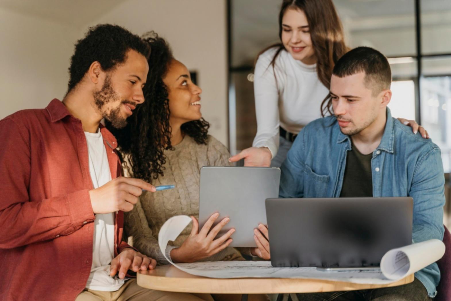 Digital learning platform interface showing financial education modules